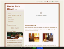 Tablet Screenshot of hotelmidirome.com